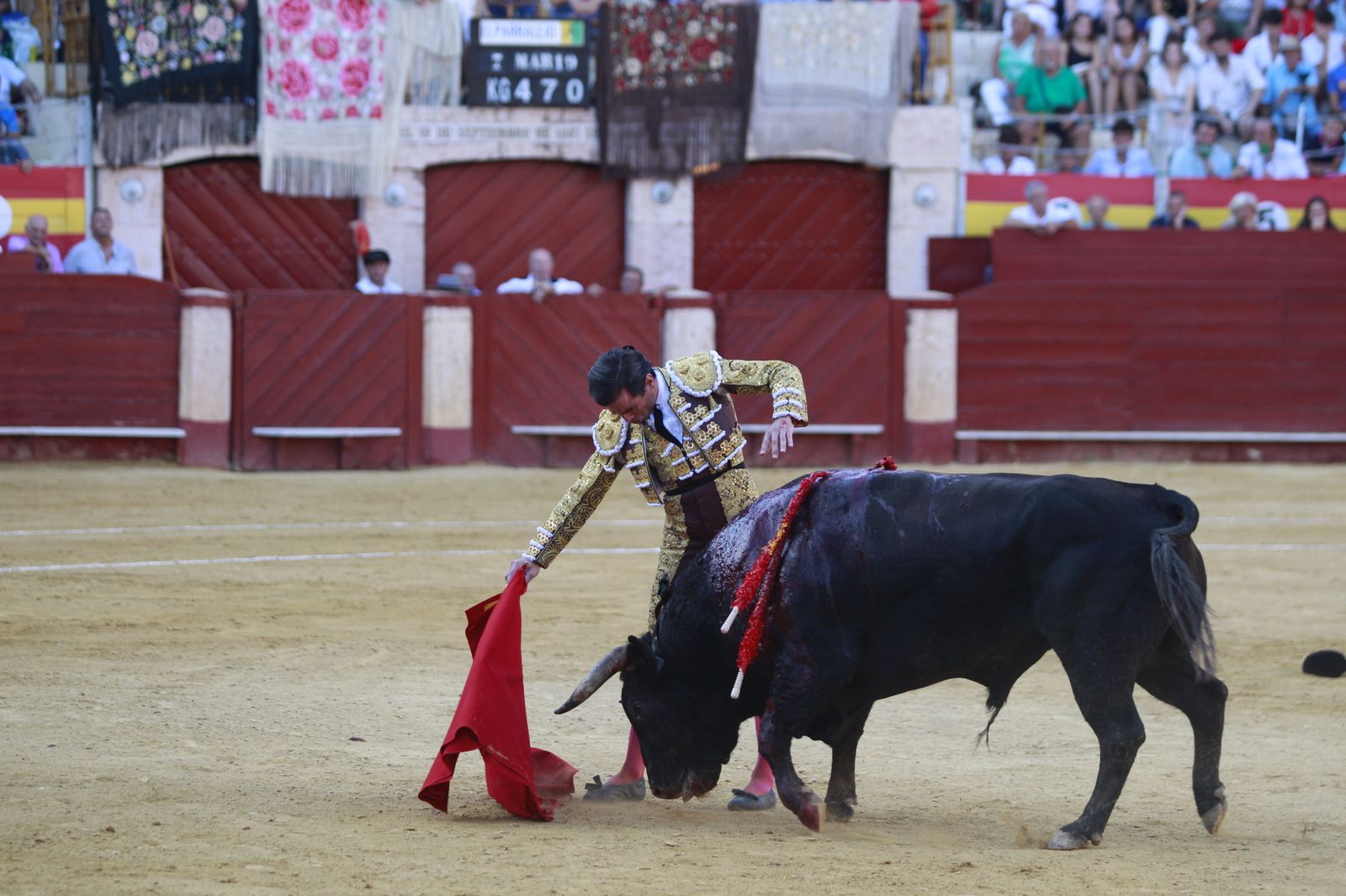 Imágenes del triunfo del torero almeriense Jorge Martínez el día de su alternativa
