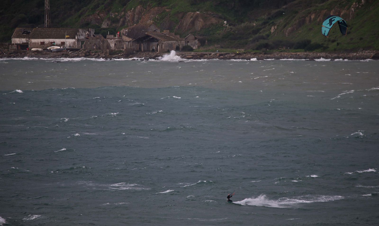 Fotos del temporal en la Bahía de Algeciras
