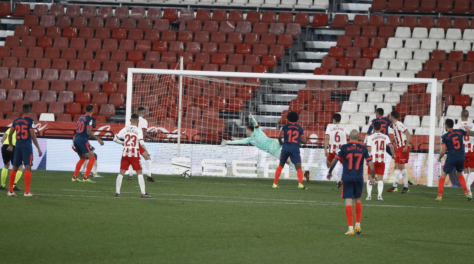 Fotogalería U.D. Almeria-Sevilla F.C. Copa del Rey Fútbol.