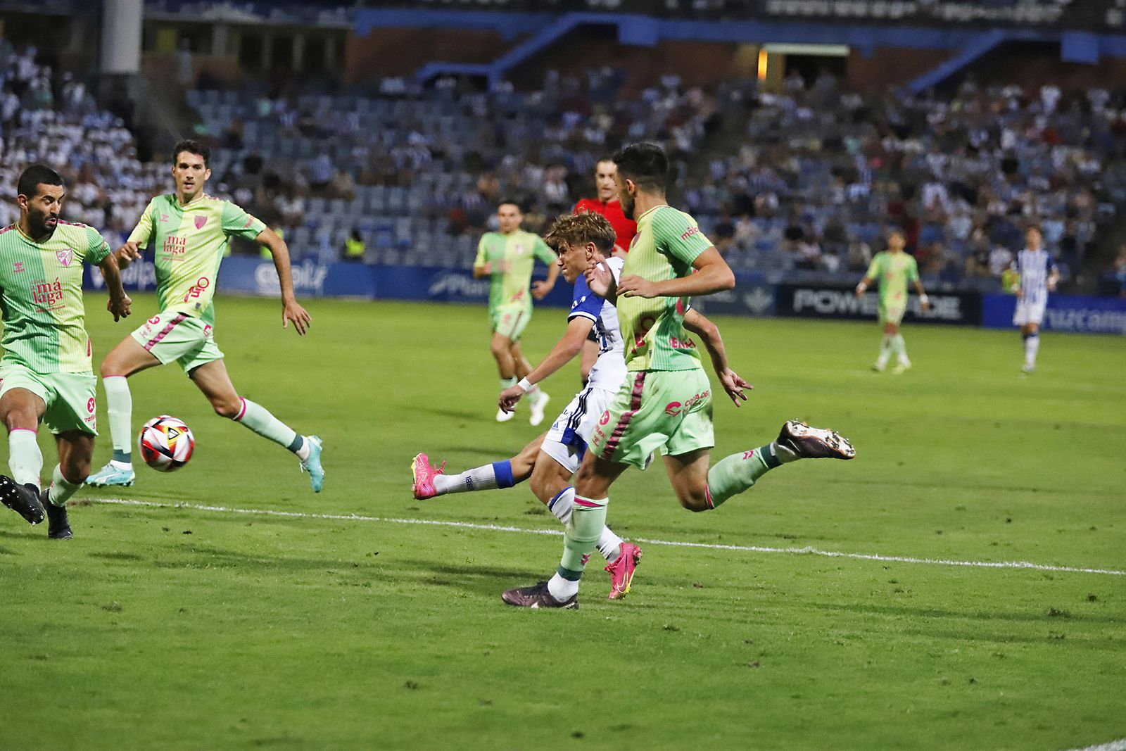 Imágenes del encuentro entre el Recreativo de Huelva y el Málaga