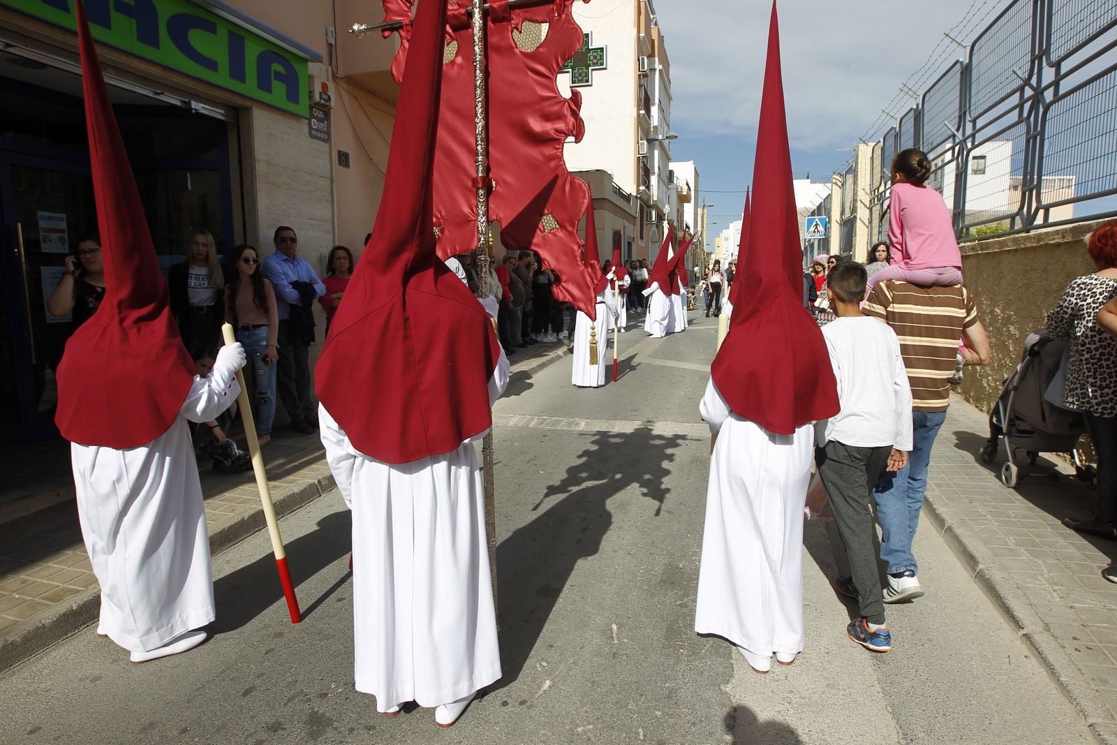 Imágenes de la Procesión de Coronación. Barrio de Los Molinos. Semana Santa Almería 2019