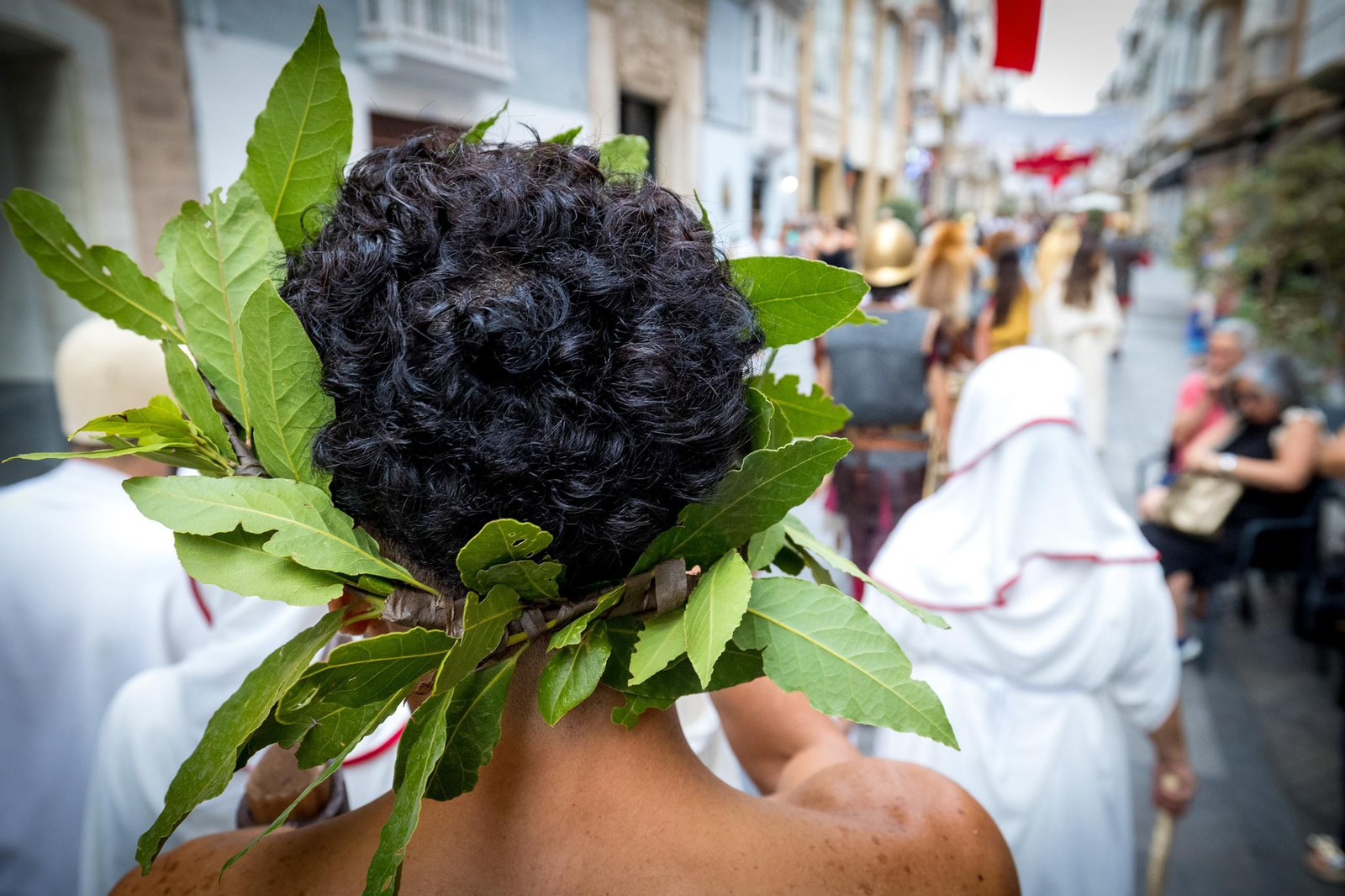Las imágenes de la procesión del triunfo de Balbo el Menor en Cádiz Romana