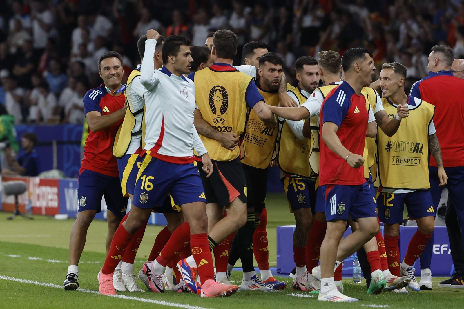 Las mejores fotos de la final España - Inglaterra