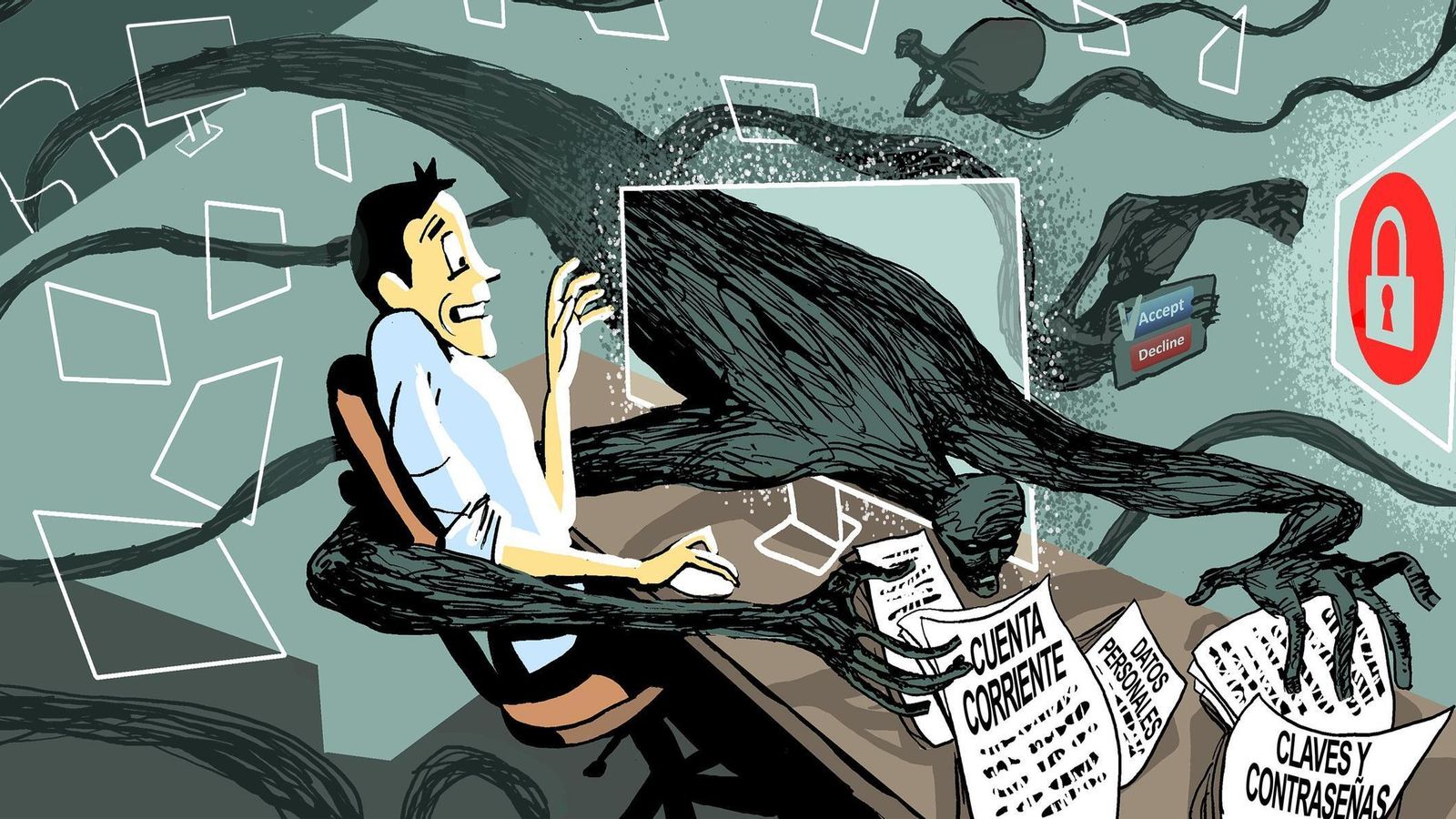 Ataques informáticos.