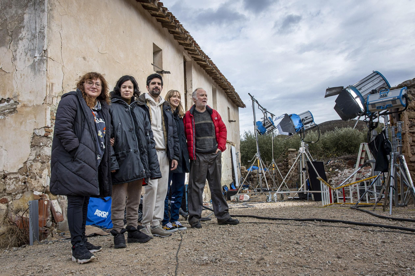 El reparto de 'Un amor', junto a Isabel Coixet. El reparto de 'Un amor', junto a Isabel Coixet.