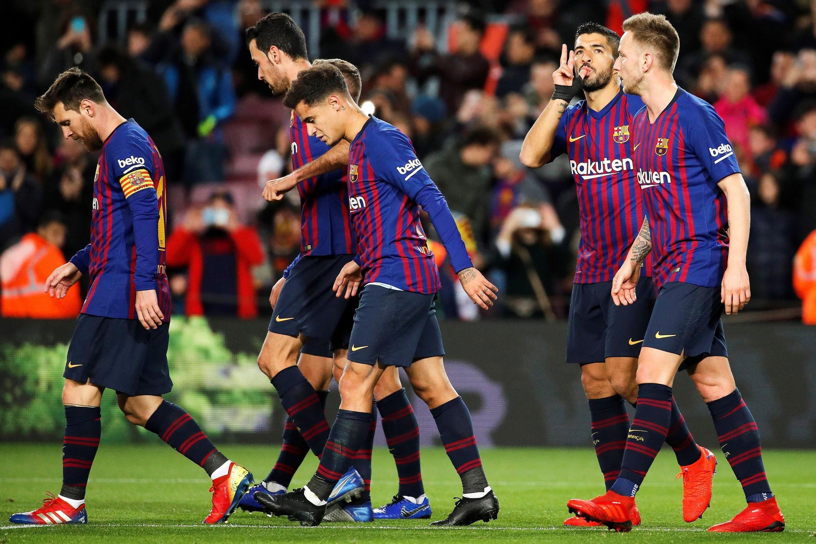 El Barcelona-Eibar, en imágenes