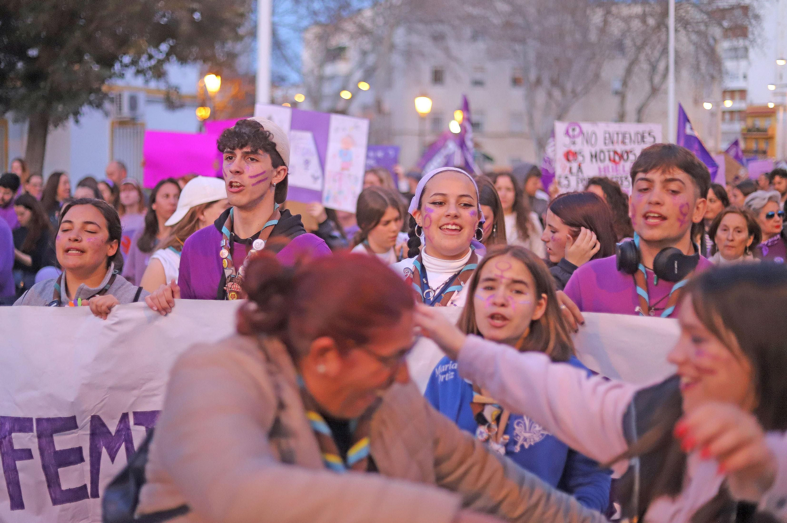 Imágenes de la manifestación del 8 de marzo, Día Internacional de la Mujer