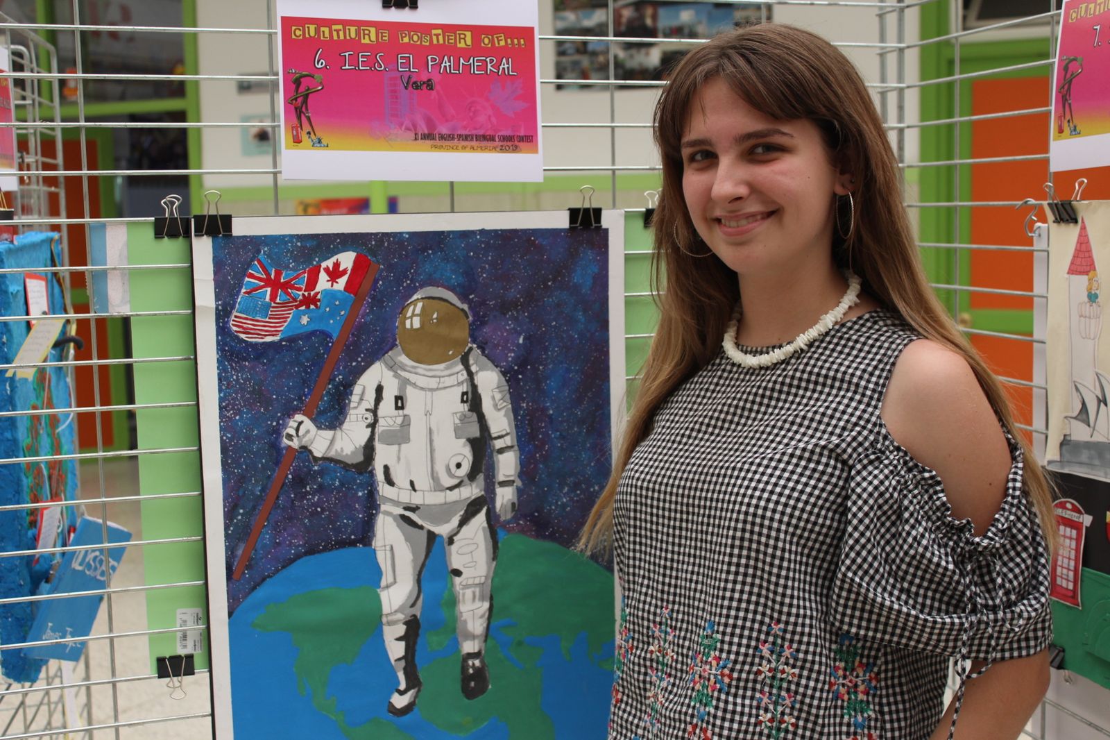 María Alvarez, de 16 años, ha ganado una beca para entrenar como astronauta.