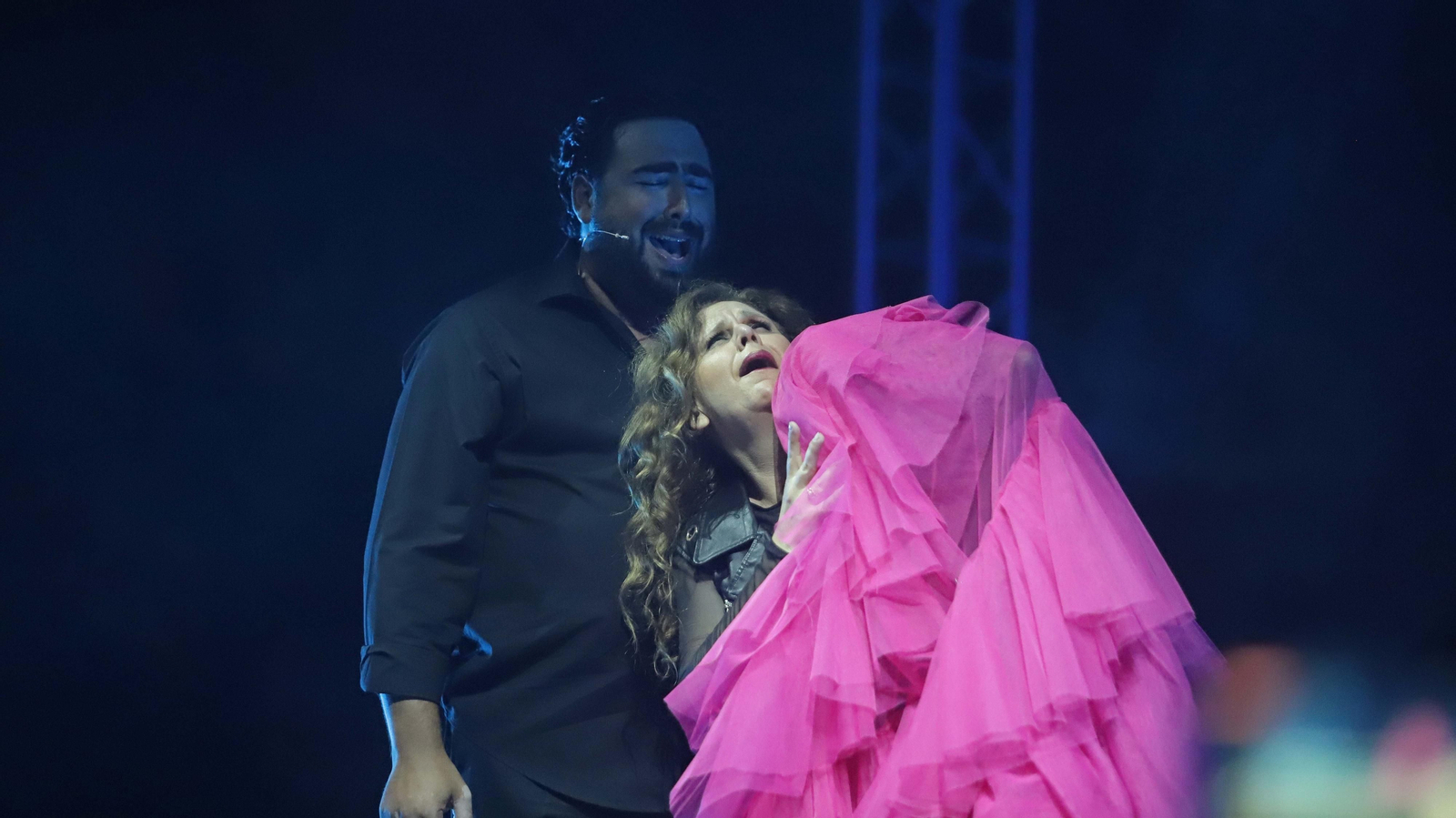 Fotos del espectáculo de José Manuel León y Mónika Bellido en Algeciras