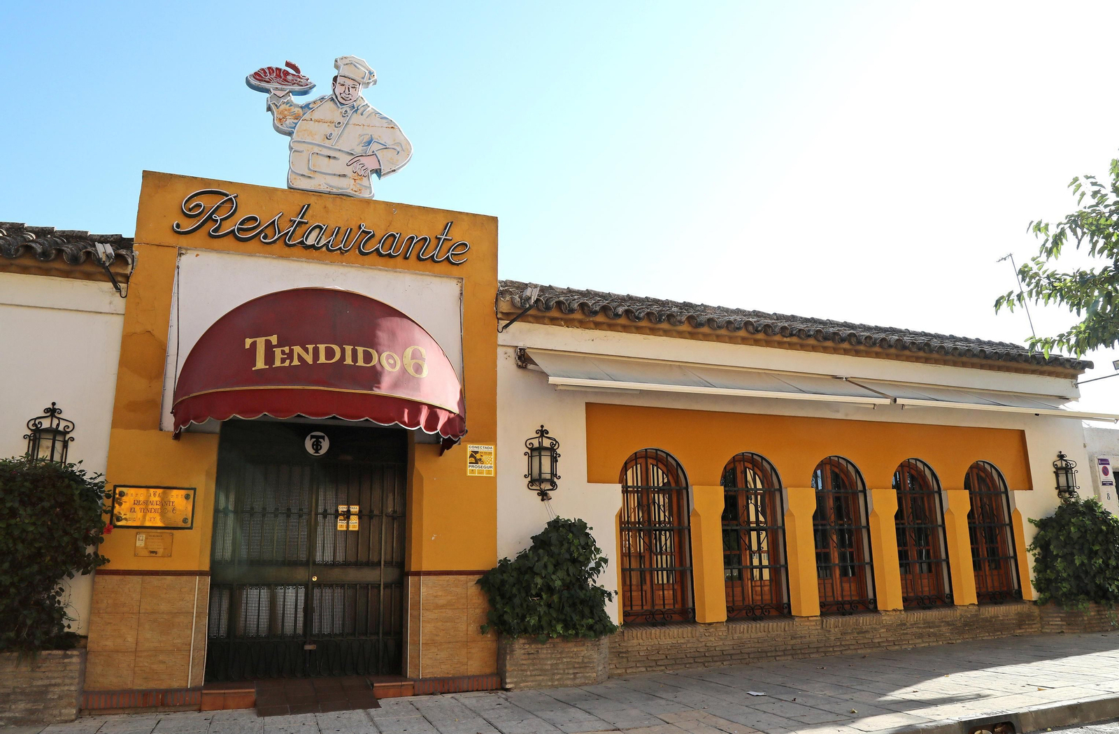 Imagen tomada esta semana del restaurante Tendido 6.