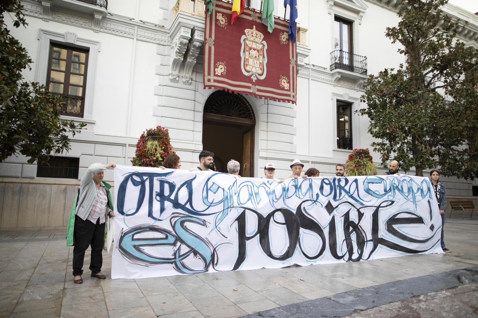 Los convocantes de la marcha alternativa a la Cumbre Europea vuelven a demandar a Subdelegación