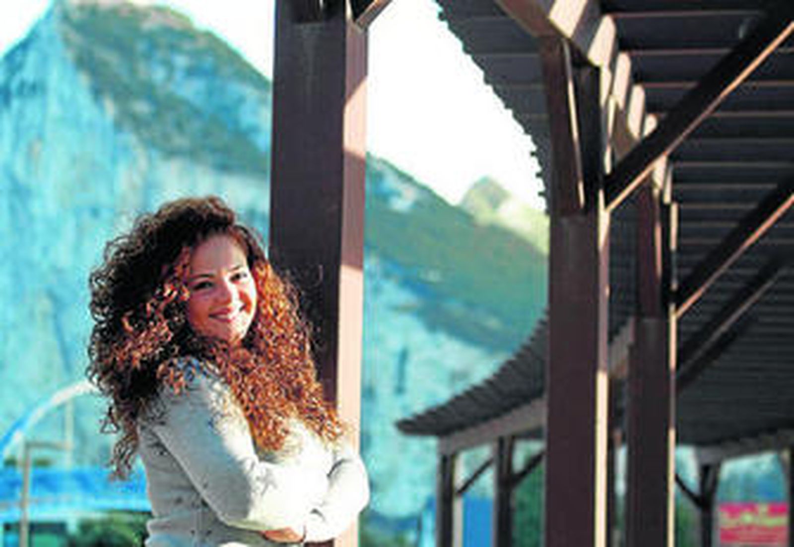 Davinia Cuevas, en La Línea.