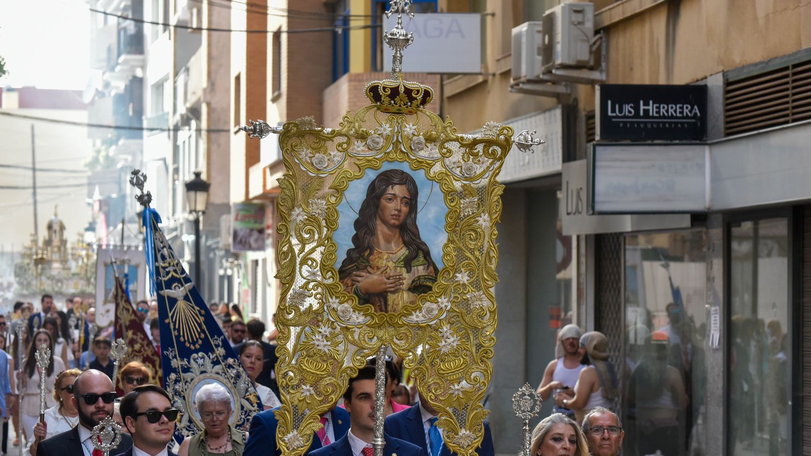 Las fotos de la procesión del Corpus Christi en La Línea