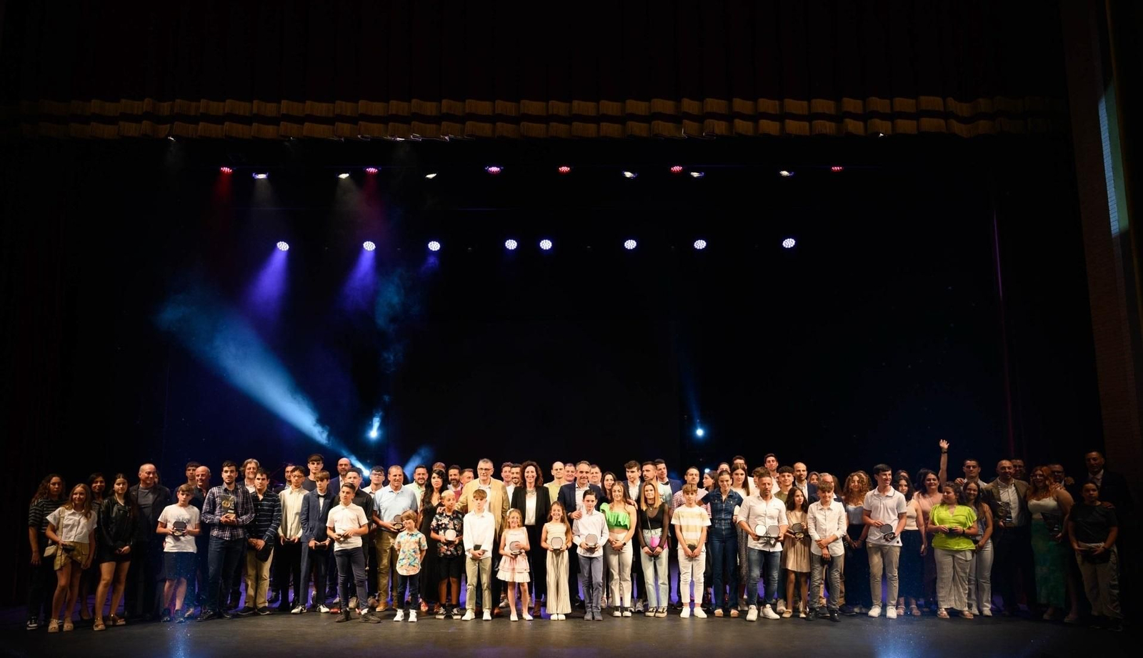 Momento de la gala, celebrada en el Auditorio Maestro Padilla