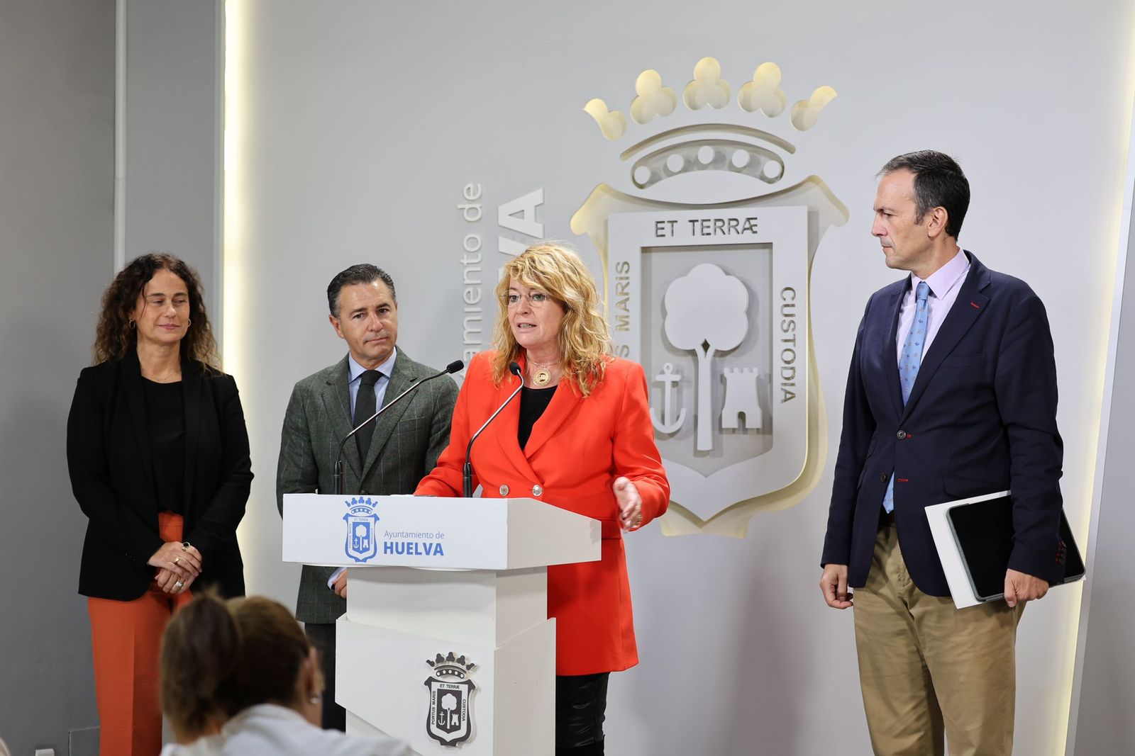 Pilar Miranda en la presentación de los Presupuestos.
