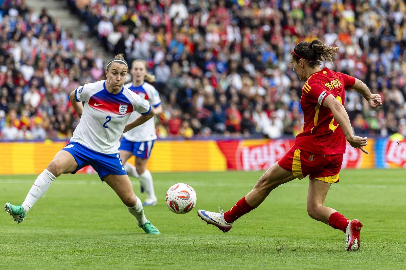 Las mejores imágenes de la final España - Inglaterra de la Eurocopa femenina