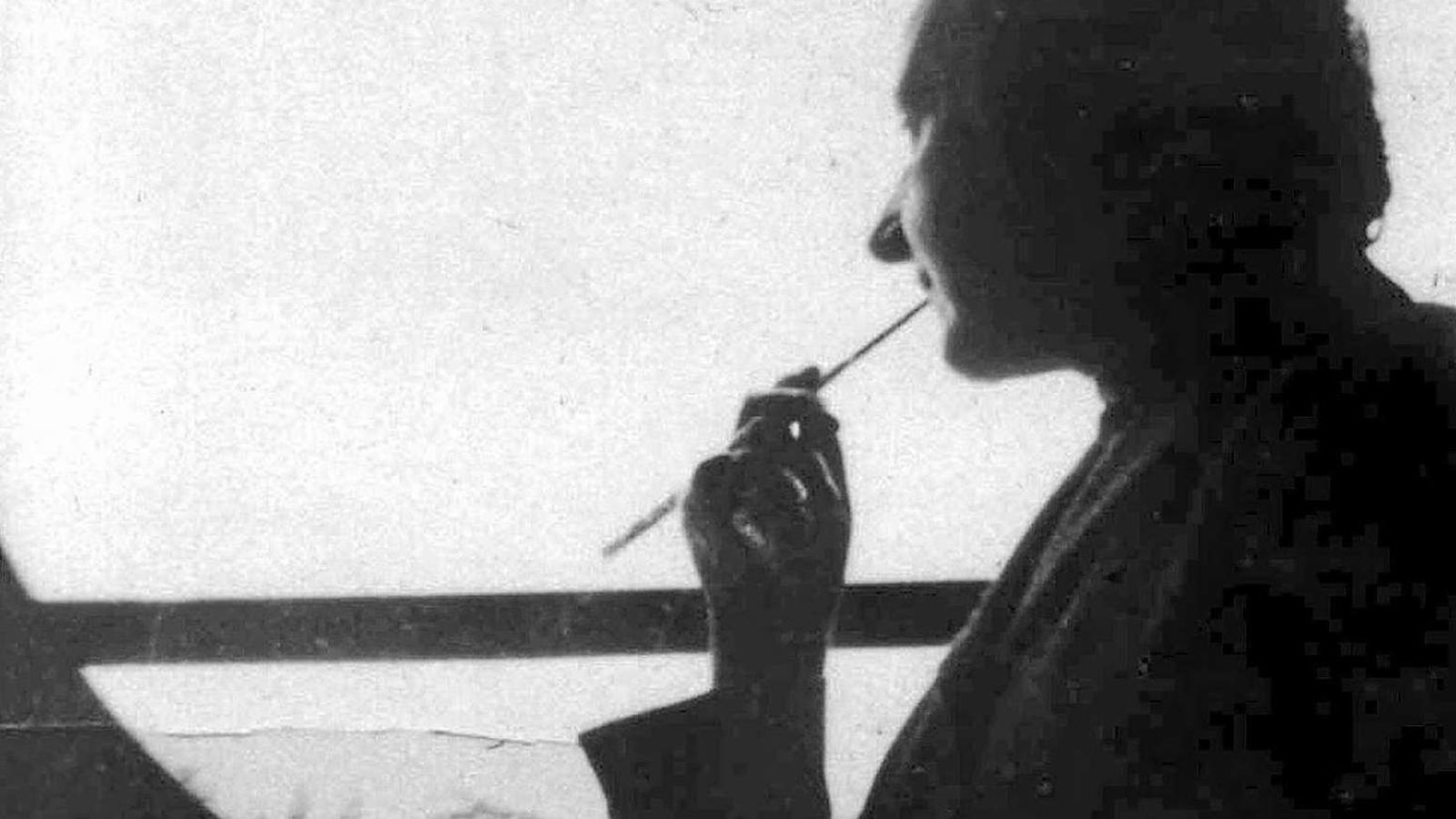 María Zambrano durante su estancia en La Habana.