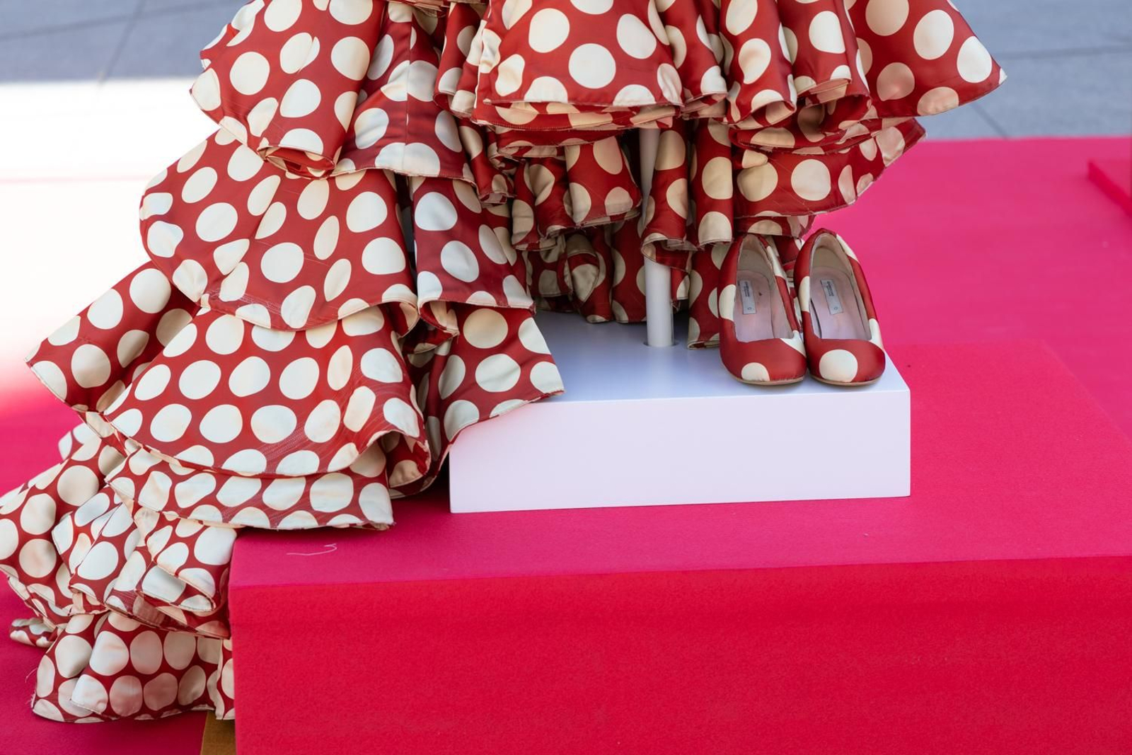 Imágenes del homenaje, a los pies de la Catedral de Leandro Cano.