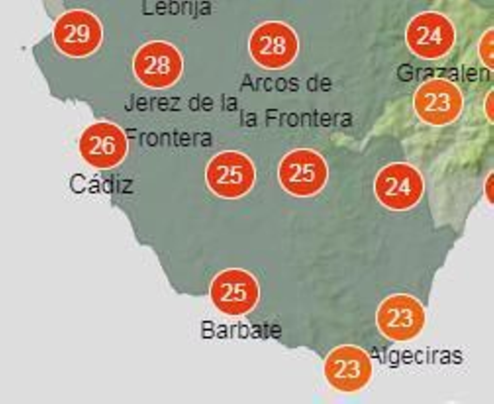 Predicción de Aemet para este martes.