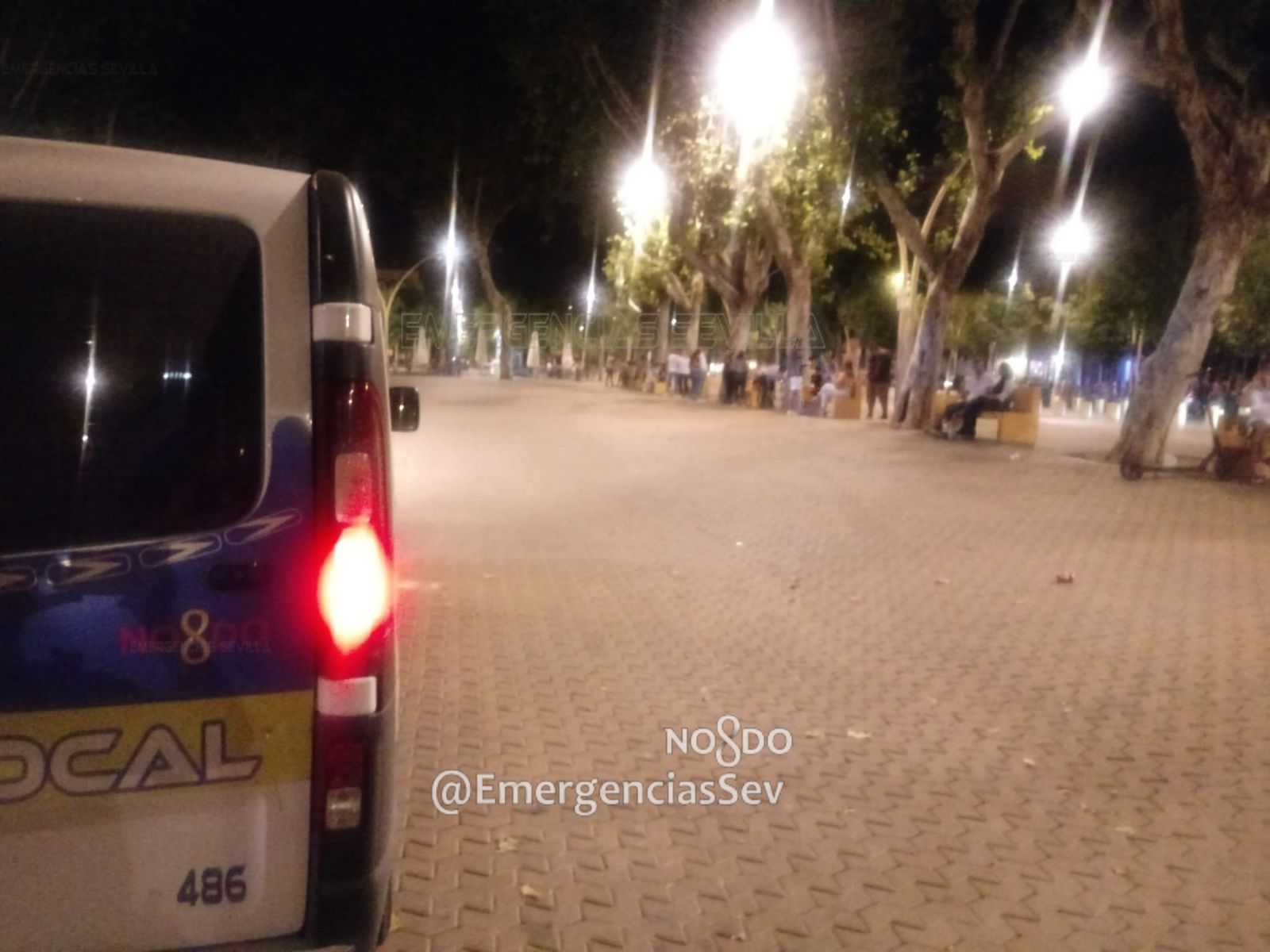 Dispositivo de la Policía Local en la Alameda.