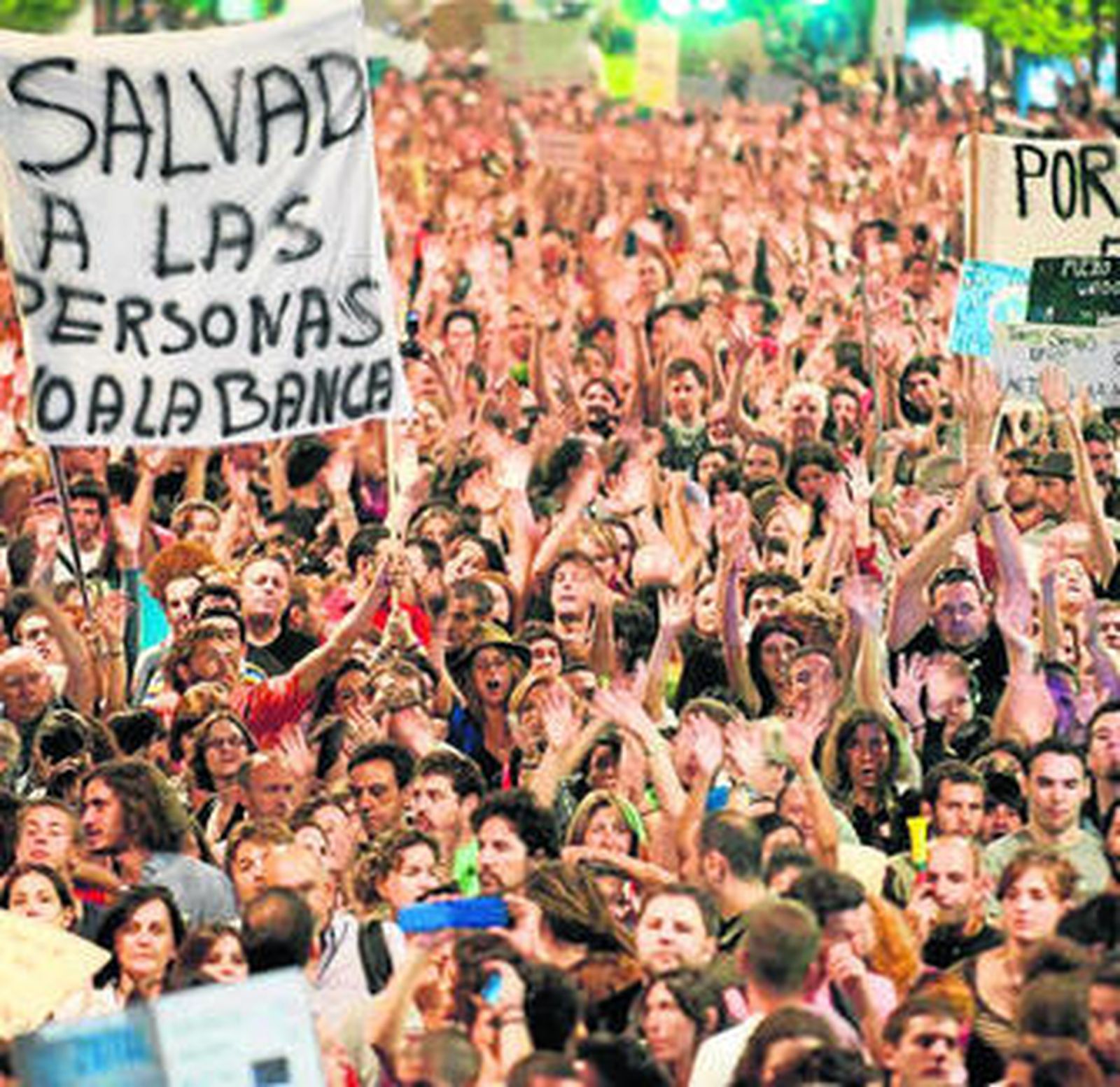 Un momento de la manifestación del pasado sábado en Granada.