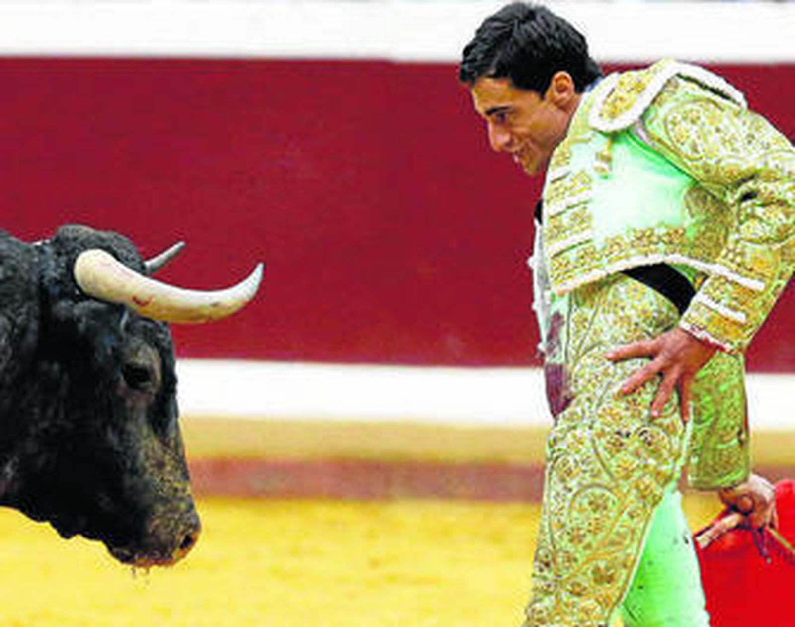 Paco Ureña citando a uno de sus oponentes.