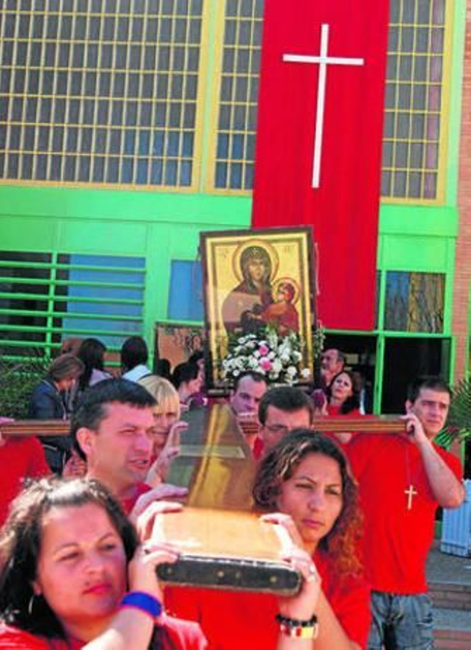 La Cruz de la Juventud, en el interior del centro penitenciario.