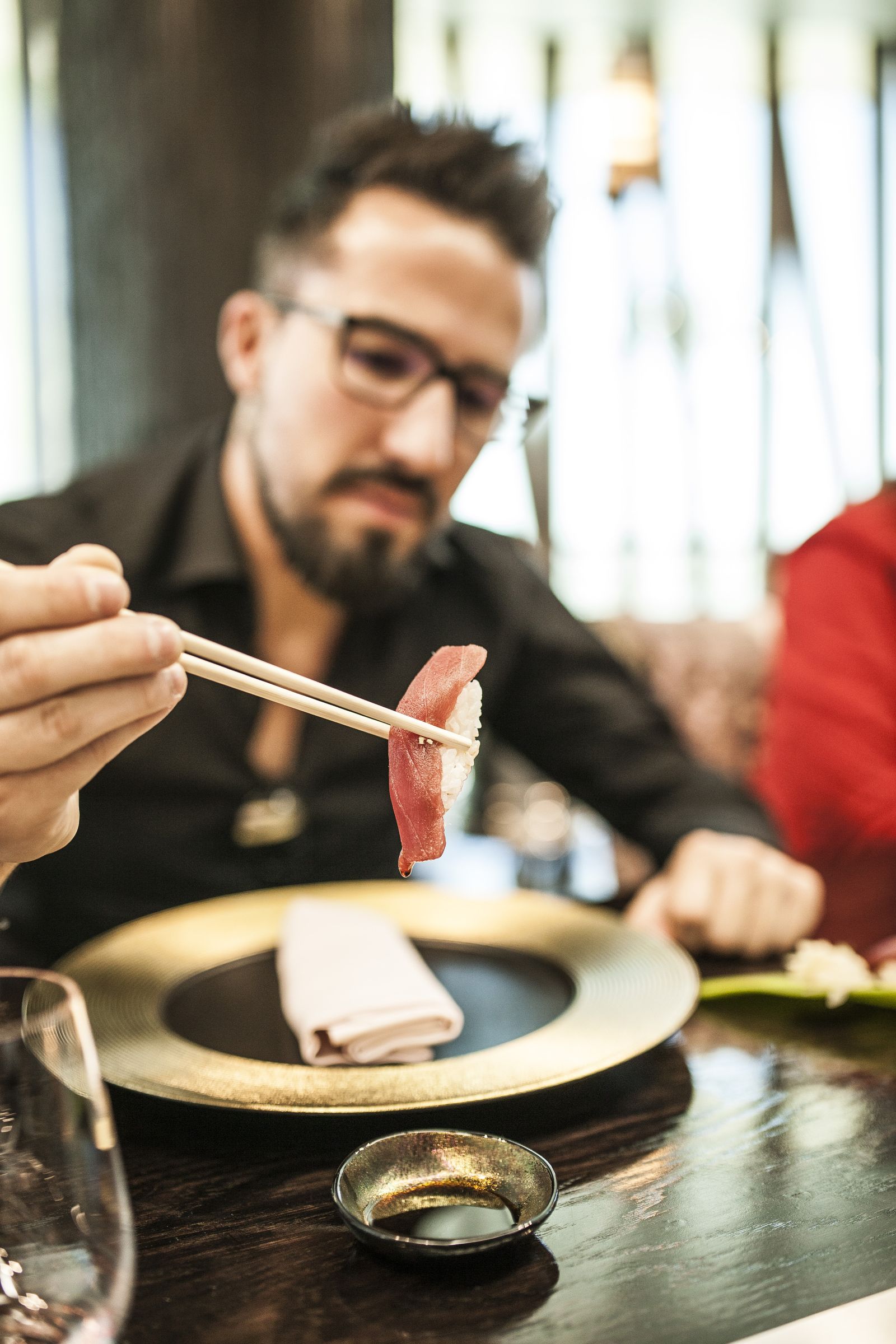 El nigiri, dentro de la amplia variedad de shushi de Kaori.