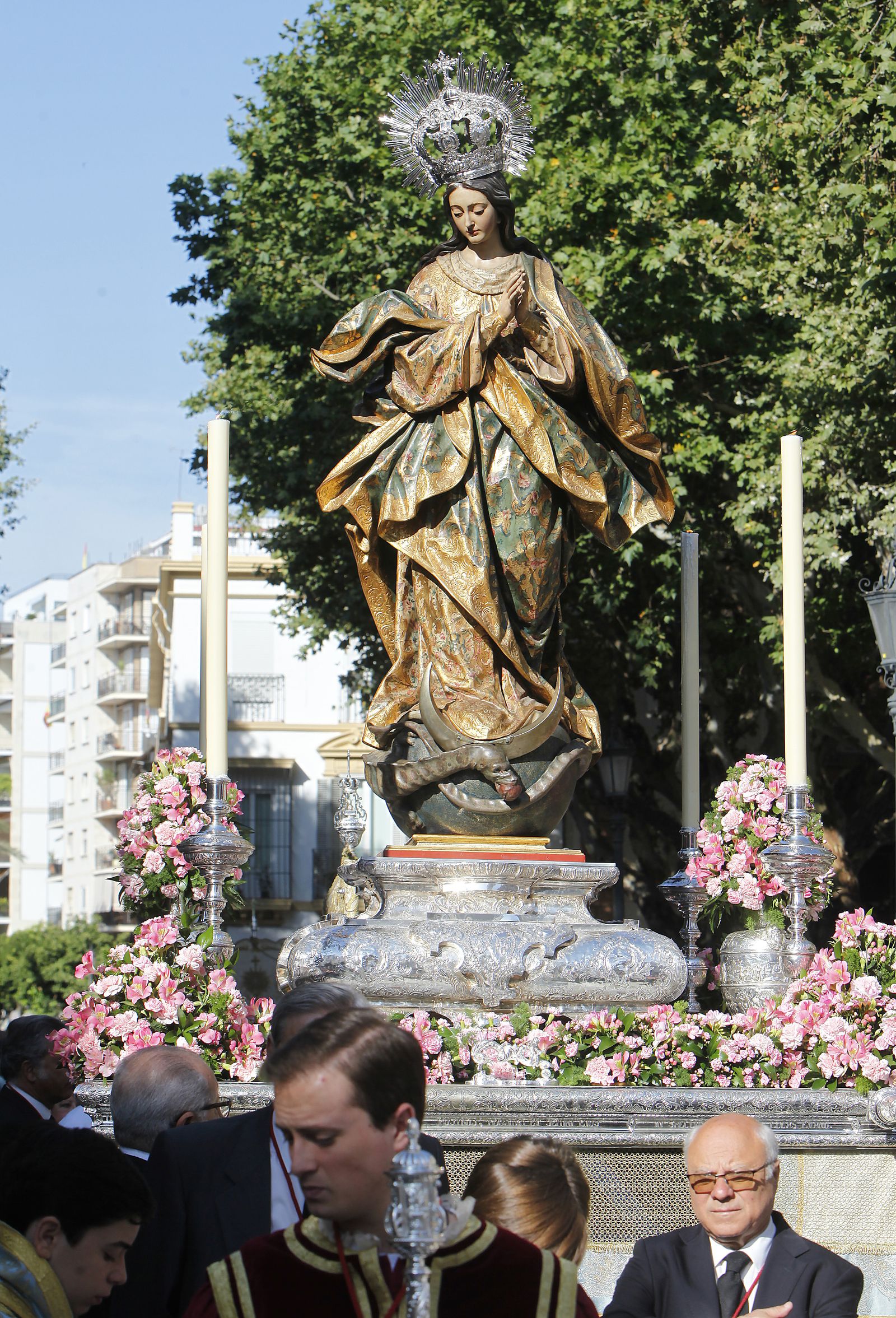 Imágenes del Corpus de Triana y de la Iglesia de la Magdalena