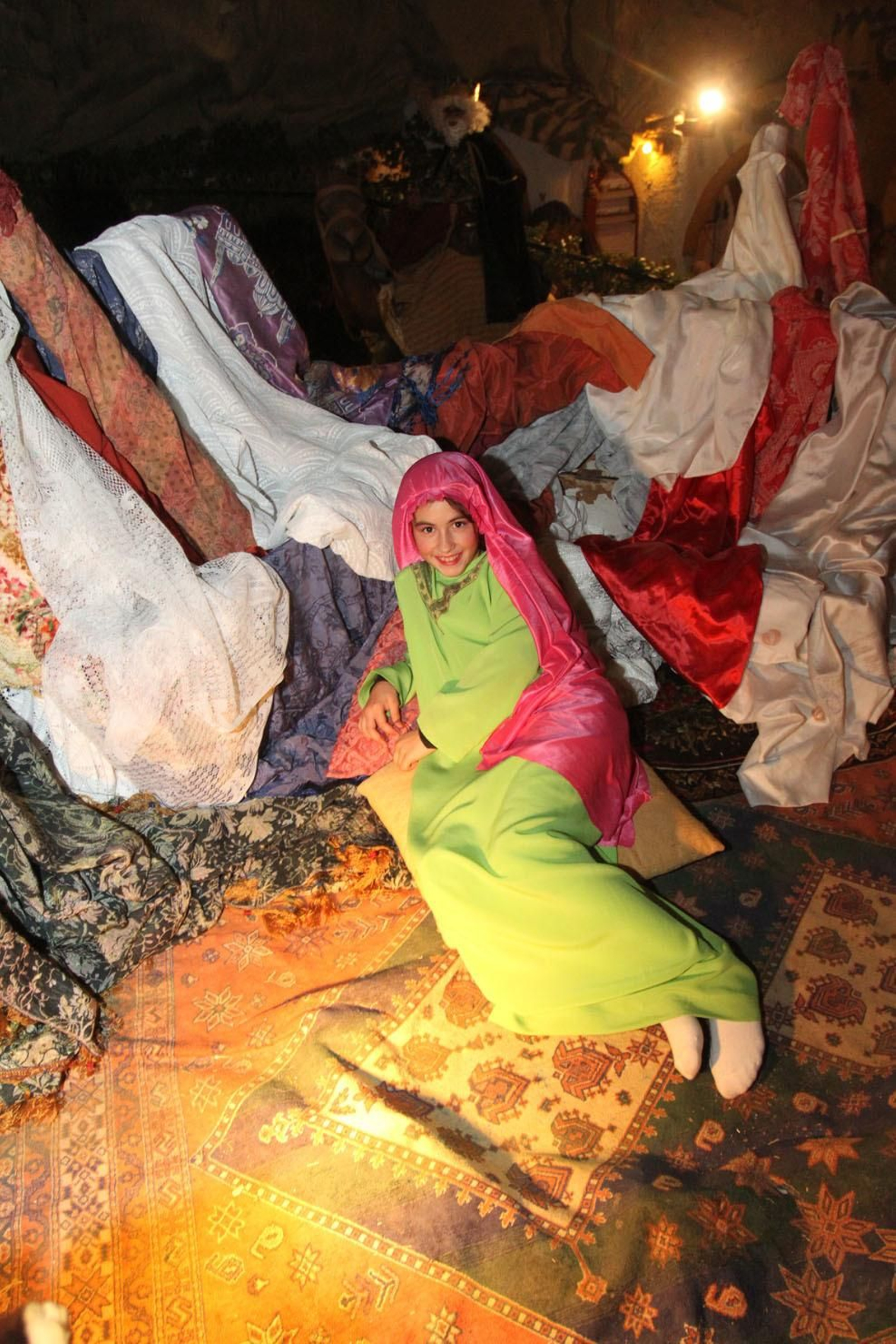 Imágenes de la inauguración del Belén viviente de Beas