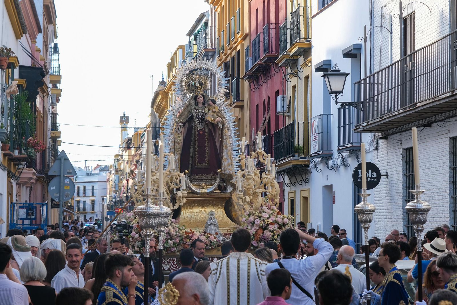 Procesión Virgen del Carmen de Santa Ana y Virgen del Carmen de San Leandro