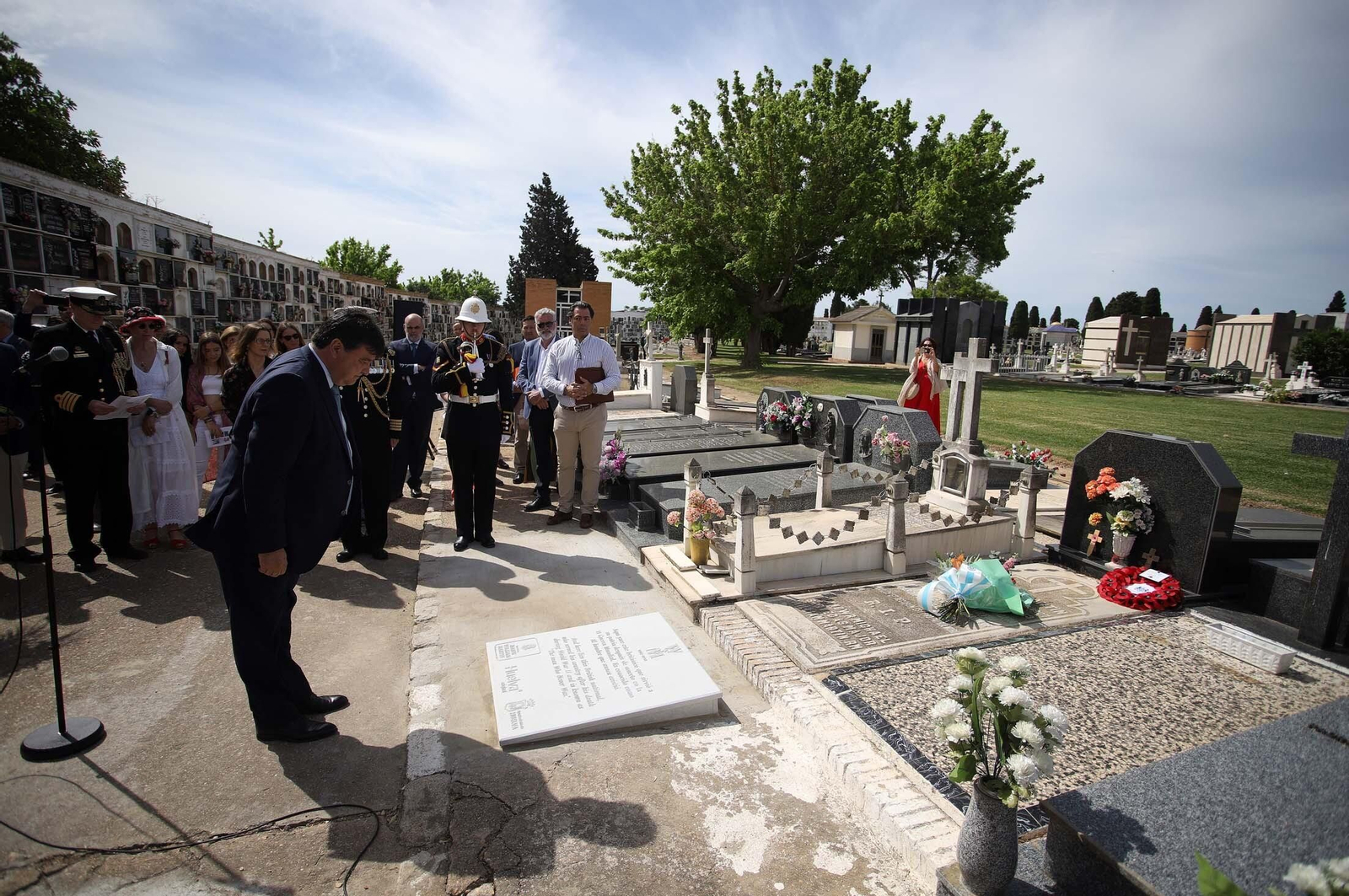 La ceremonia conmemorativa del 80 aniversario de la aparición del cuerpo de William Martin, en imágenes
