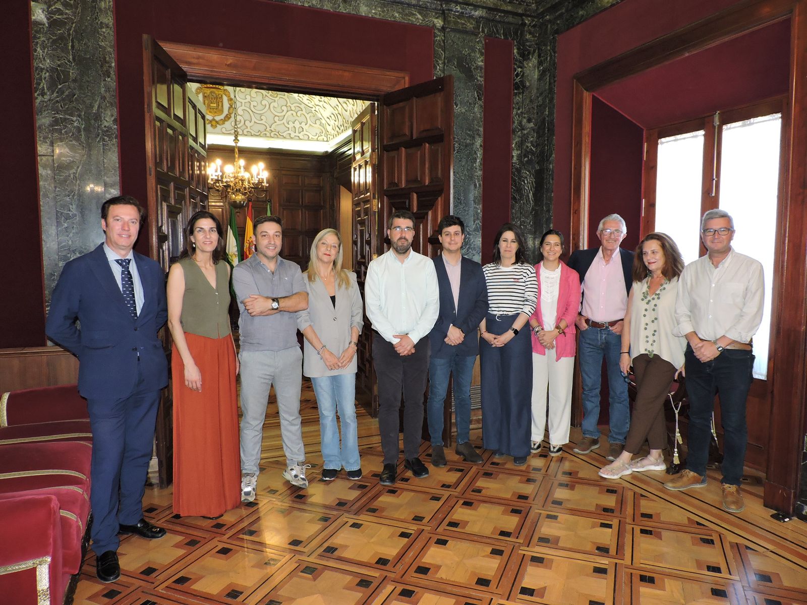 Reunión del jurado del XXV Premio Manuel Alonso Vicedo .