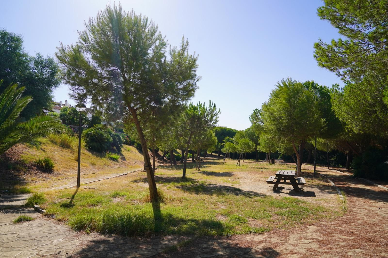 El parque Seghers de Estepona.