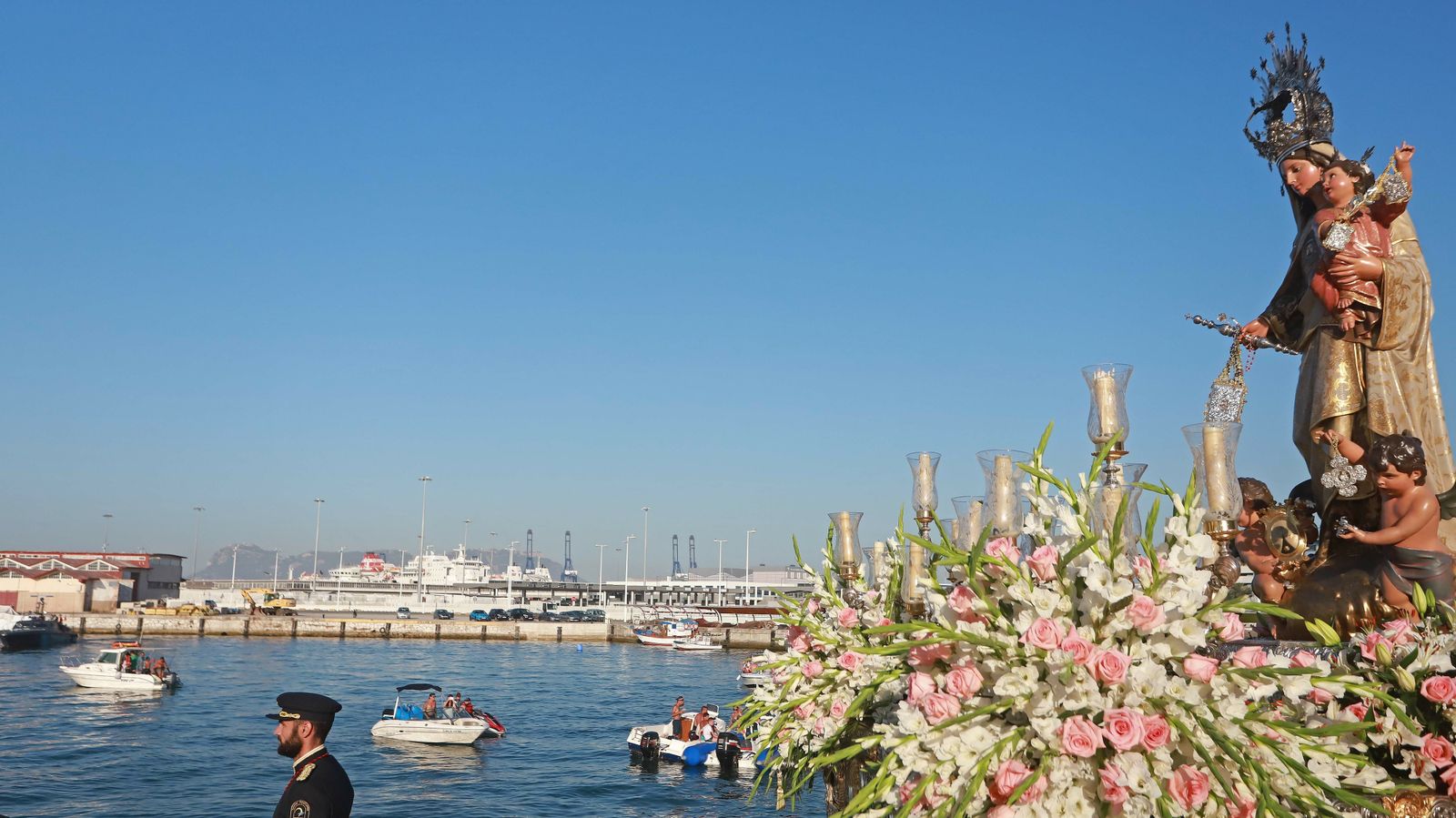 Las mejores fotos de la procesión de la Virgen del Carmen en Algeciras