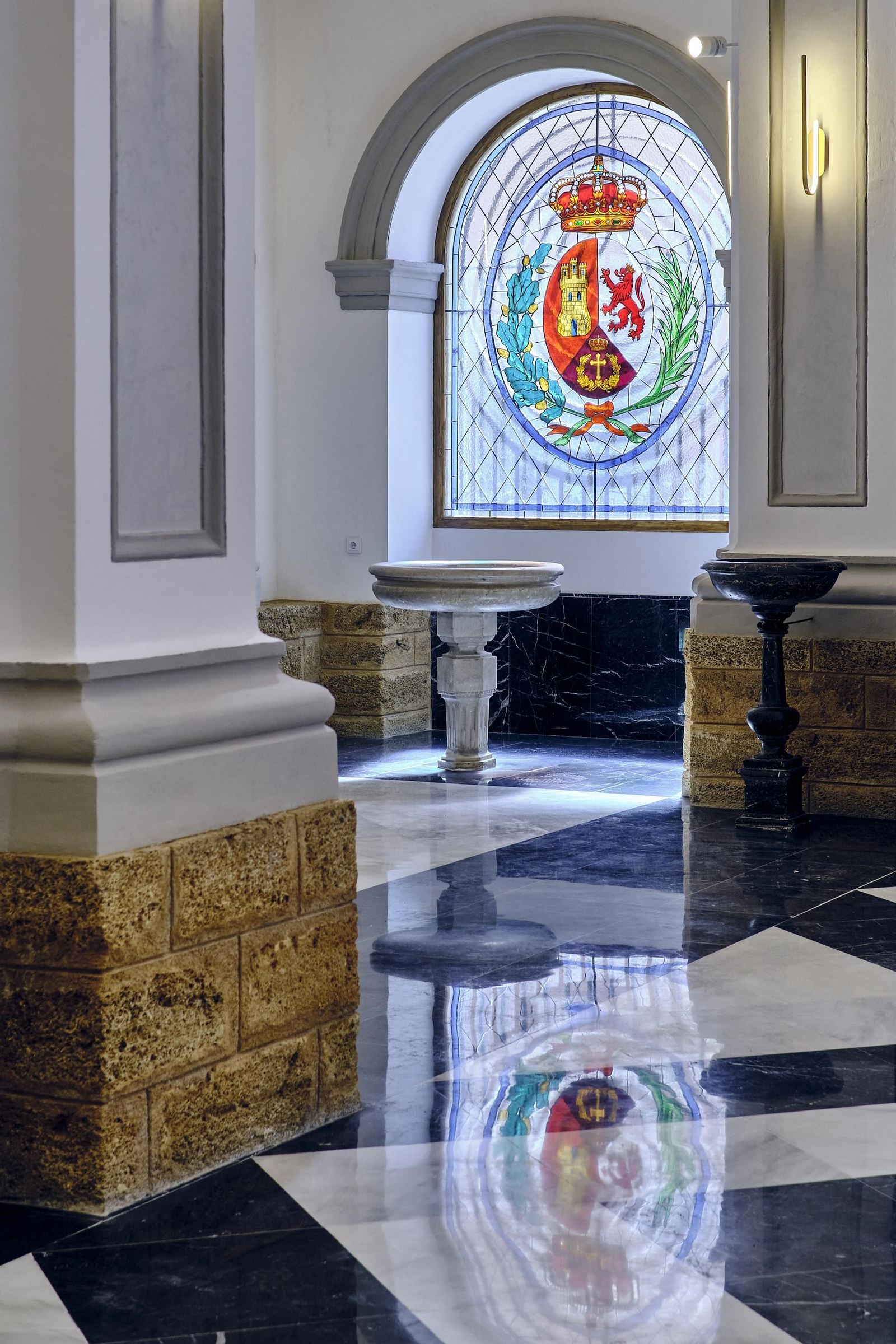 Interior de la Iglesia Castrense después de la reforma.
