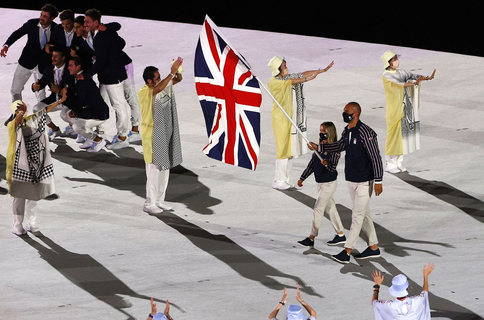 La ceremonia inaugural de los Juegos Olímpicos de Tokio 2020, en imágenes