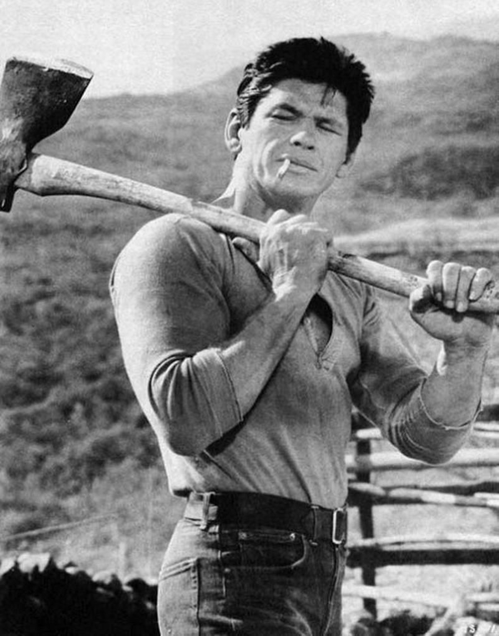 Un joven y fornido Bronson