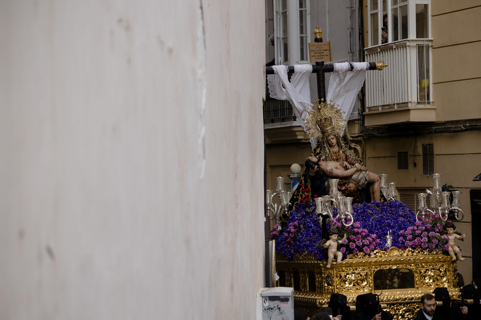Las imágenes de la cofradía del Caminito este Miércoles Santo en la Semana Santa de Cádiz de 2024