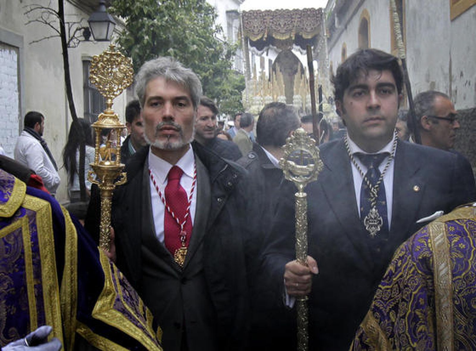 La Virgen del Valle, durante el recorrido.

Foto: Miguel Angel Gonzalez