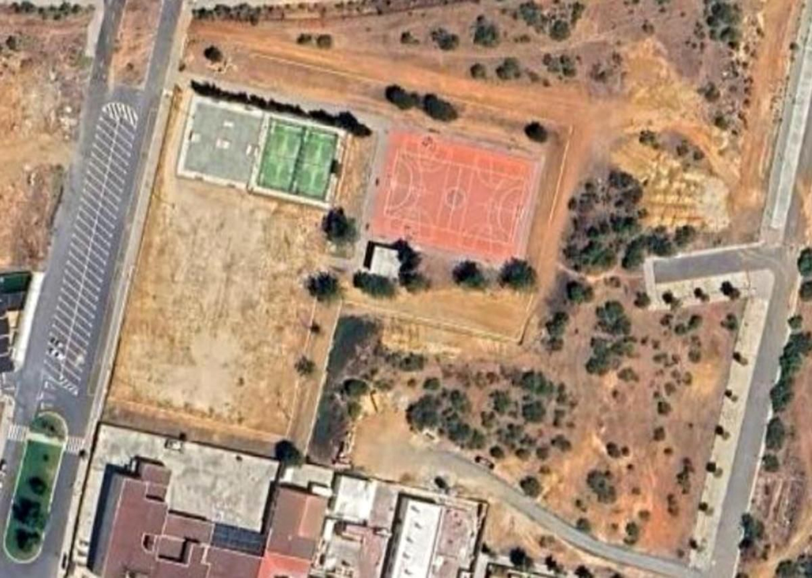 Vista satelital del actual complejo deportivo 'El Rompido'