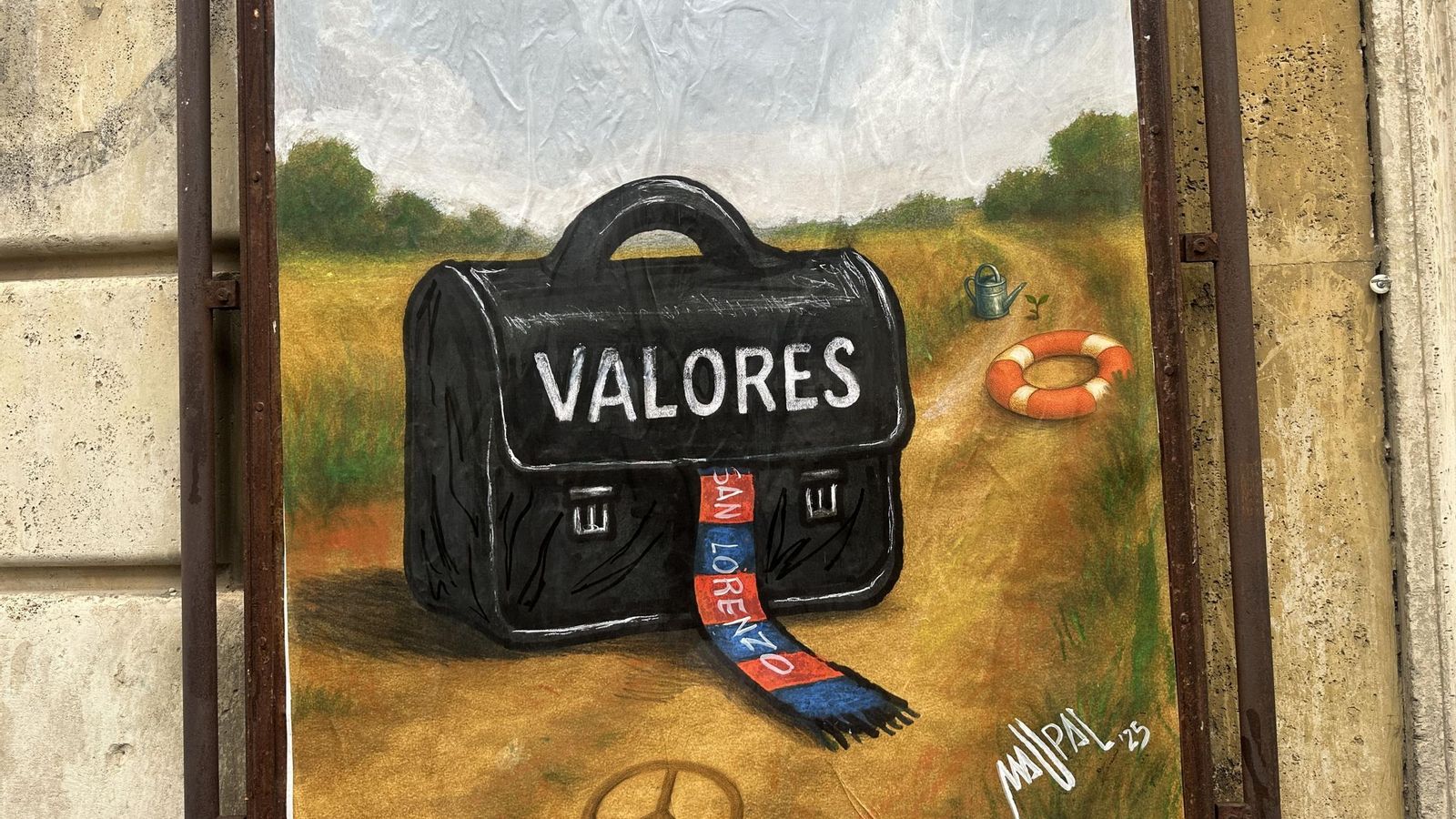 Maupal, el artista callejero que contrató el papa Francisco