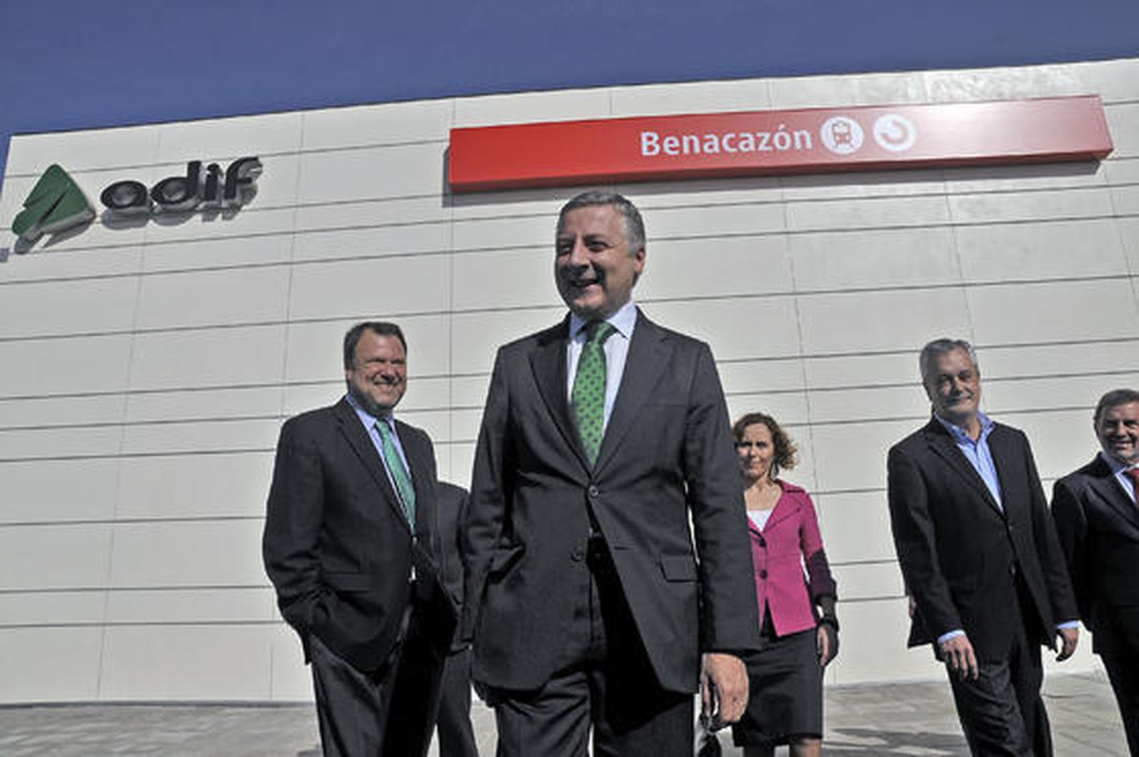 José Blanco en la estación de Benacazón.  Foto: Juan Carlos Vazquez