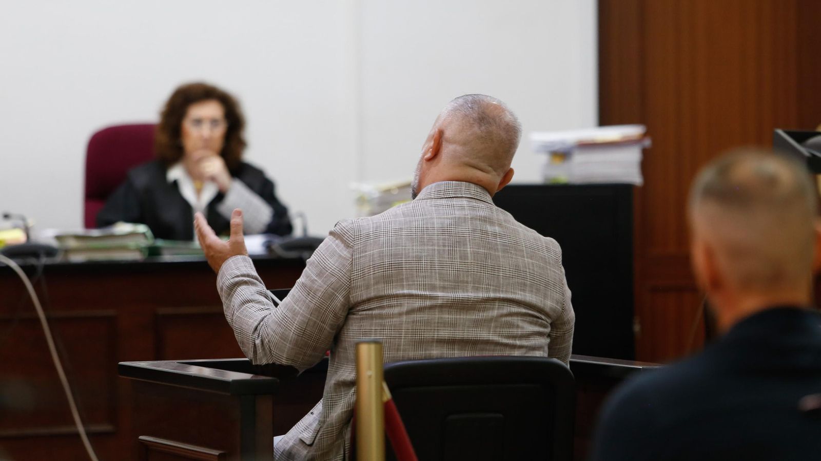 Uno de los testigos de la Policía Nacional.