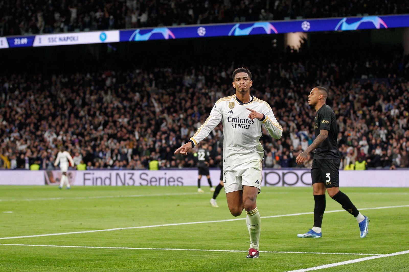 Bellingham marcó el pasado miércoles ante el Nápoles.