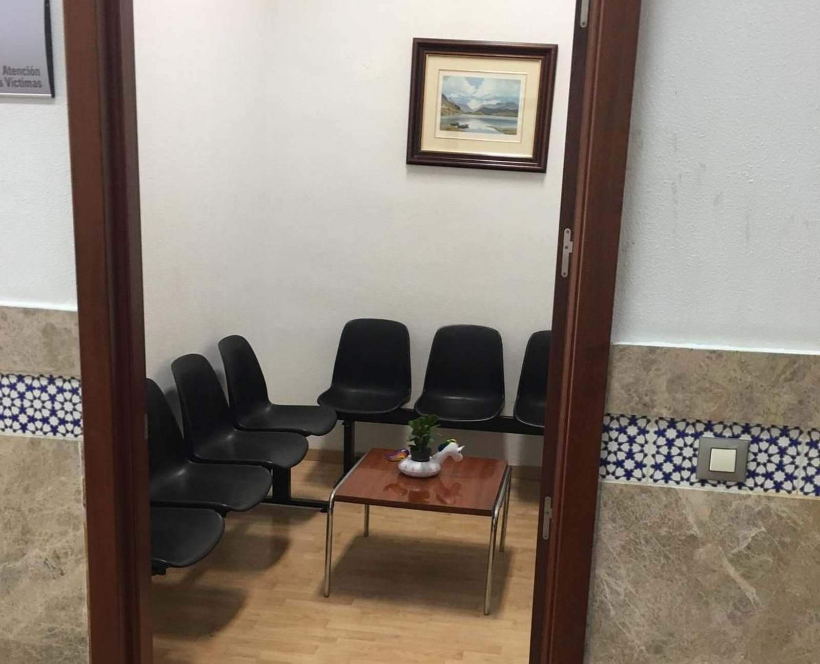 La sala para las víctimas en el Juzgado de Violencia sobre la Mujer de Algeciras.