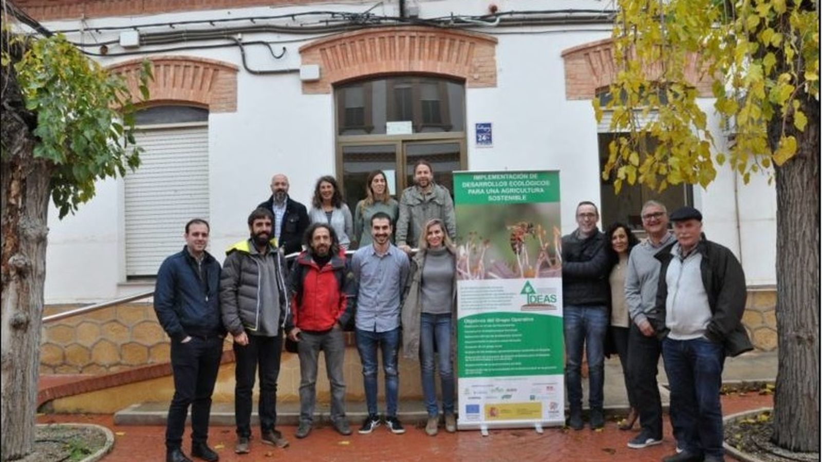 Encuentro reciente con técnicos y agricultores en las instalaciones del Ifapa de La Mojonera.