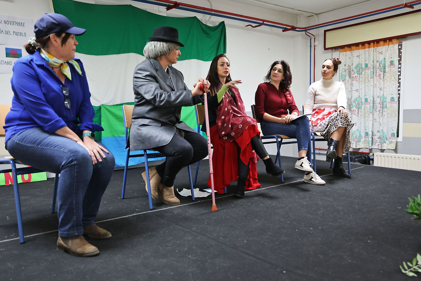 Imágenes del Día del Pueblo Gitano Andaluz. En el CEIP Andalucía..