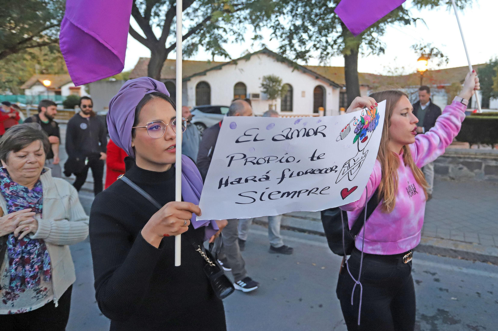 Imágenes de la manifestación del 8 de marzo, Día Internacional de la Mujer