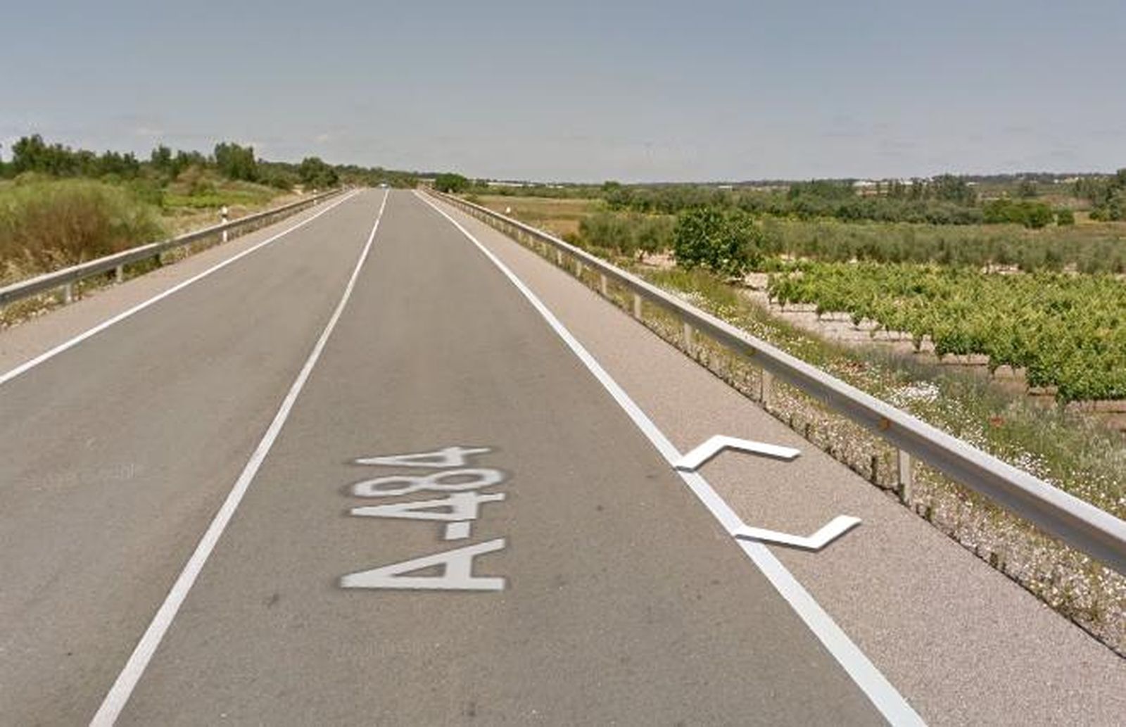 Punto donde se ha producido el accidente.